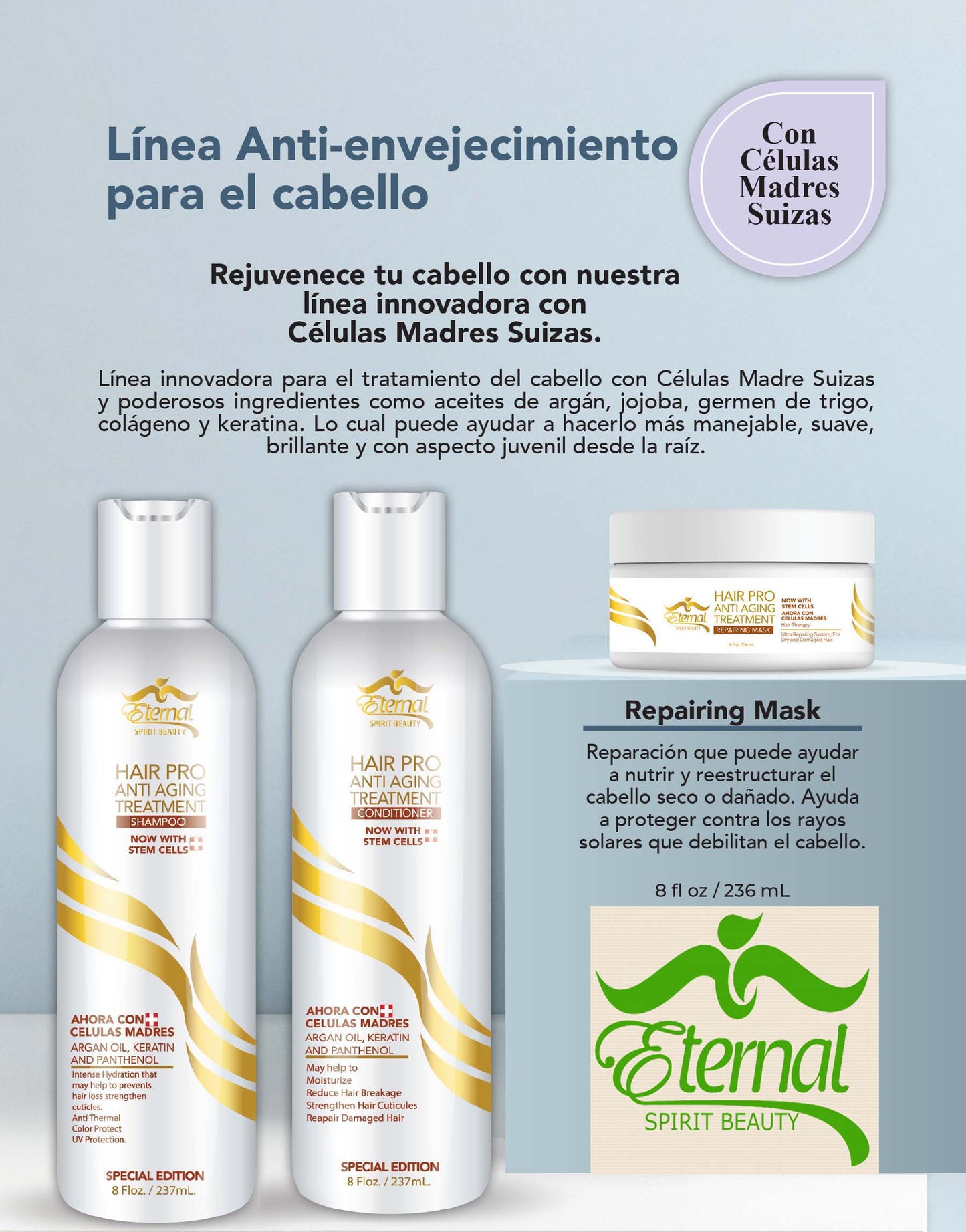 Línea Anti-envejecimiento para el Cabello